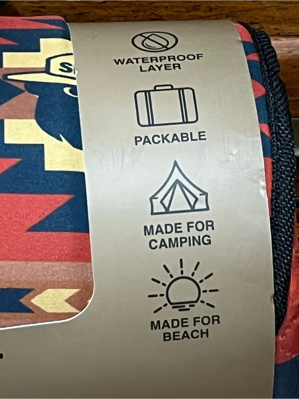 Smokey Bear Packable Picnic Blanket 70